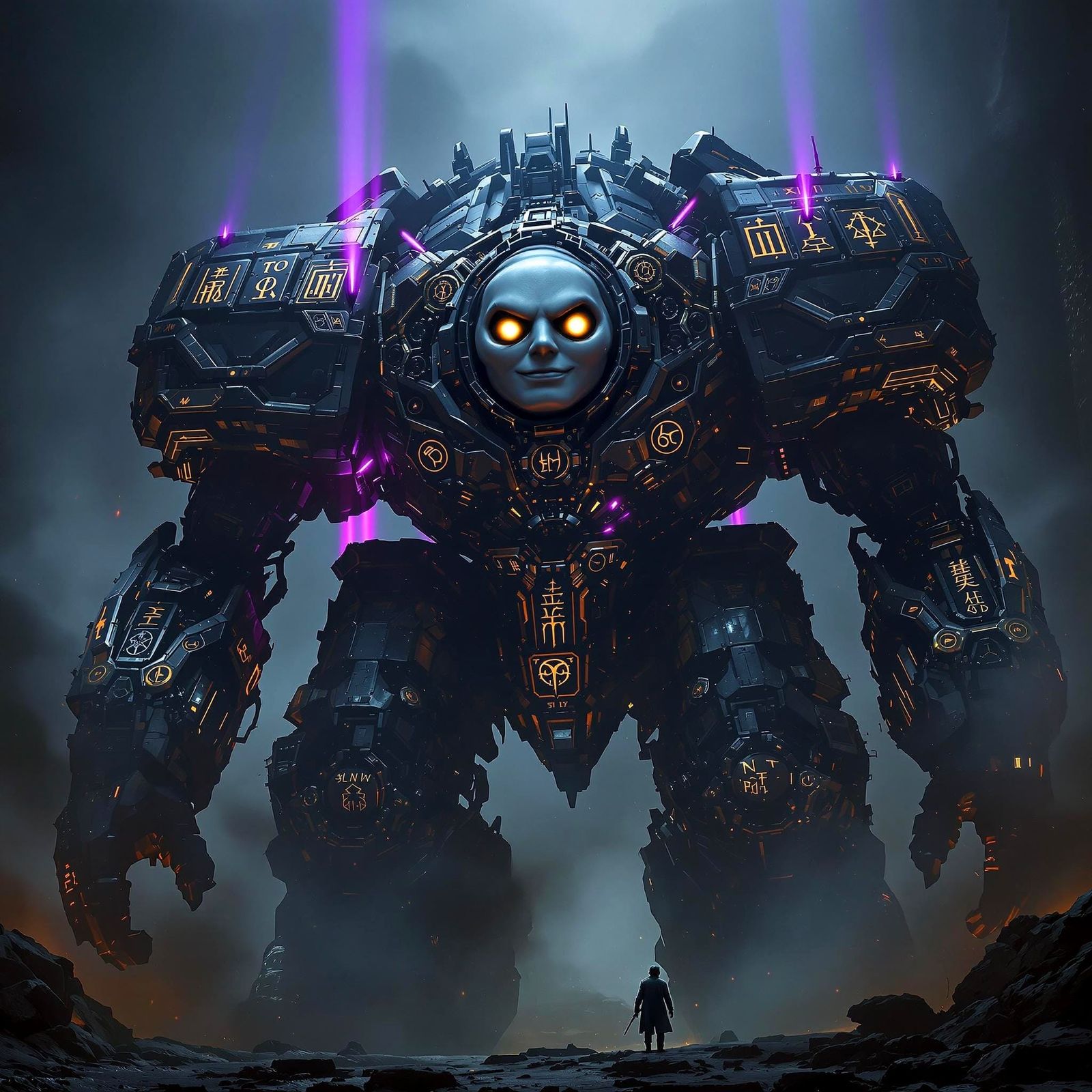 Warhammer 40000 Dreadnought with Thomas the Tank Engine's Fa...