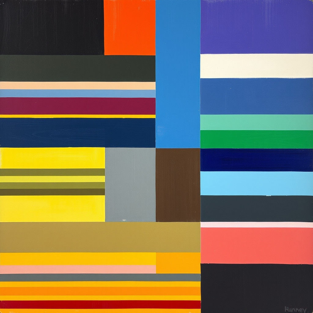 Pop Art Building Blocks in Geometric Abstraction