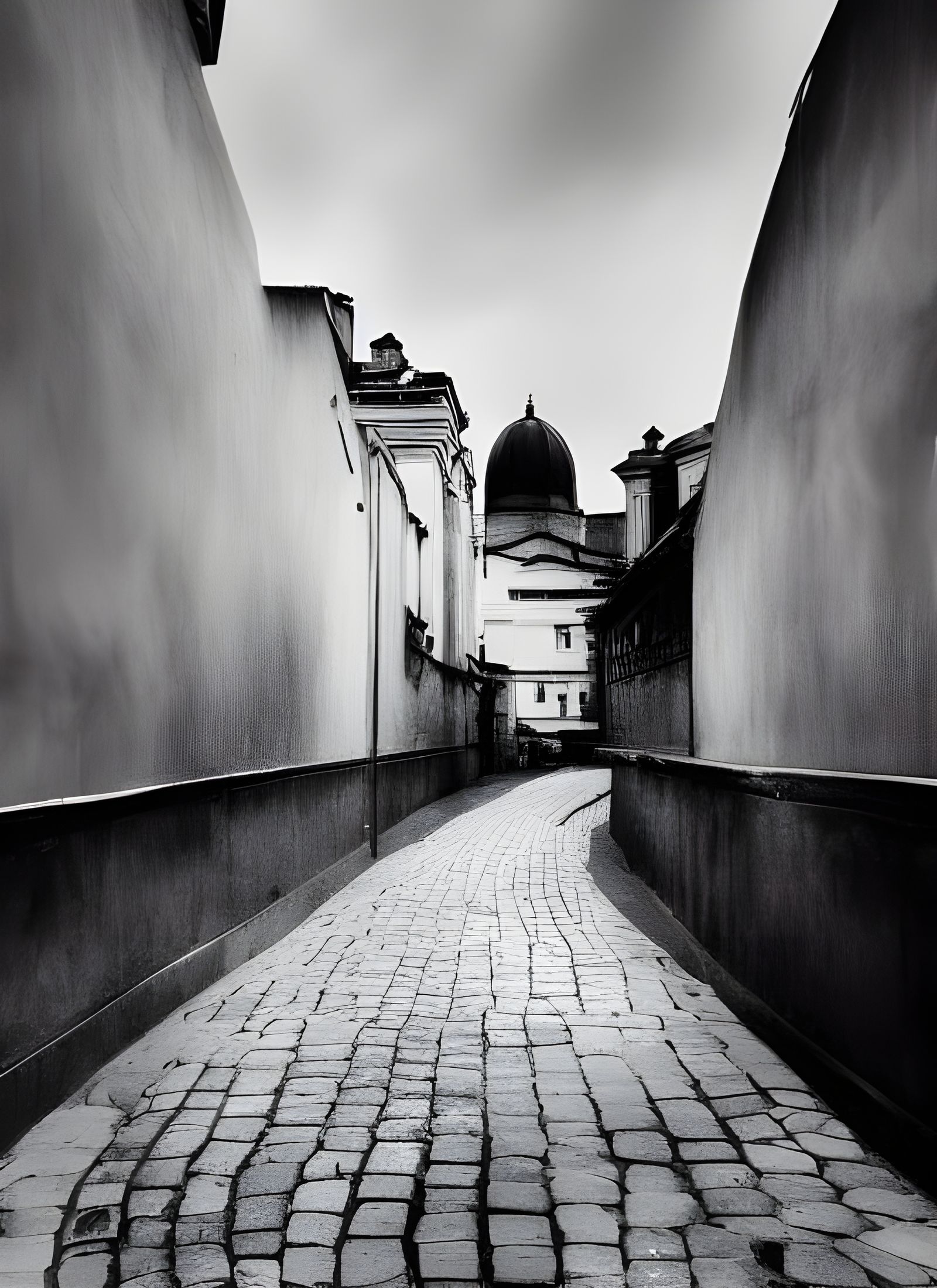 Dramatic Black and White Road Photography