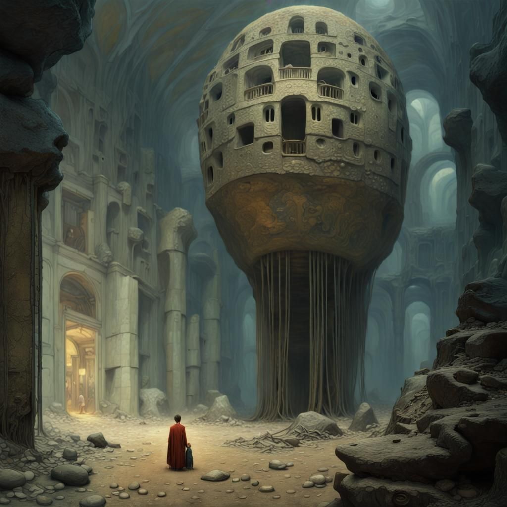 Ethereal Metropolis Confronts Haunting Inhabitants in Opulen...