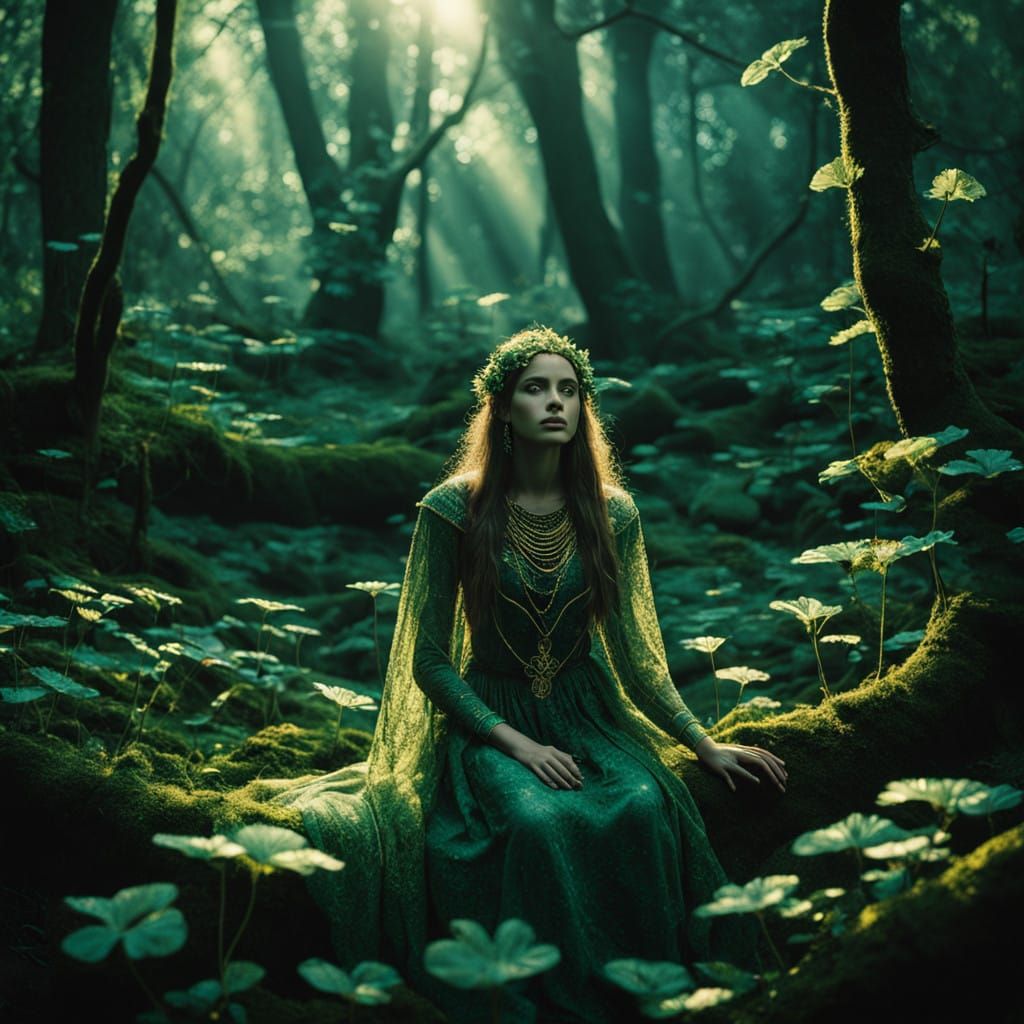 Emerald Goddess of the Sacred Forest