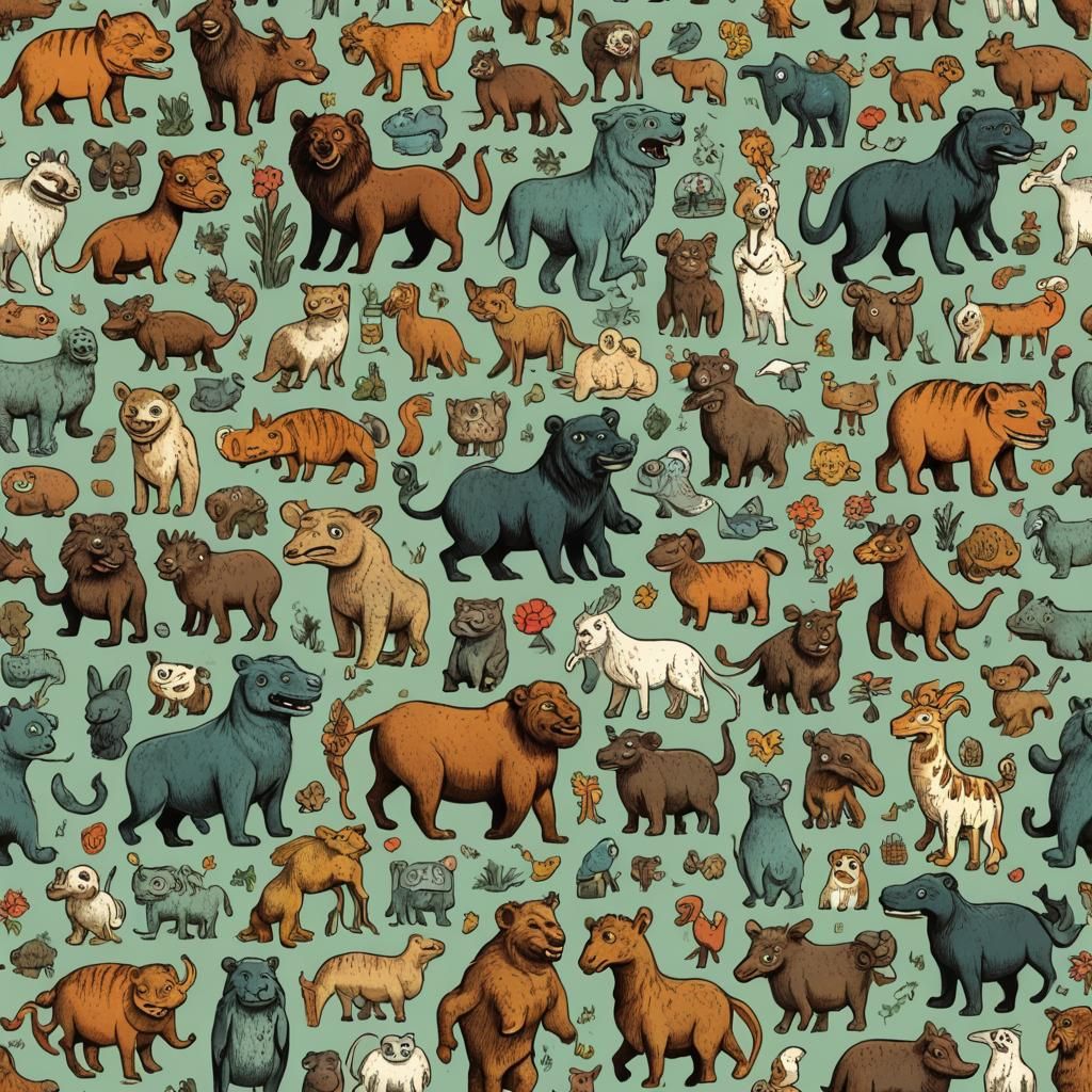 Whimsical Bric-a-Brac Creature Collection