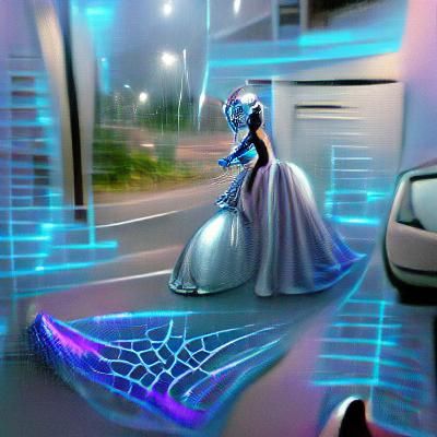 Cinderella's Cyberpunk Ball Adventure in 2099