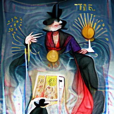 The Magician Tarot Card Illustration