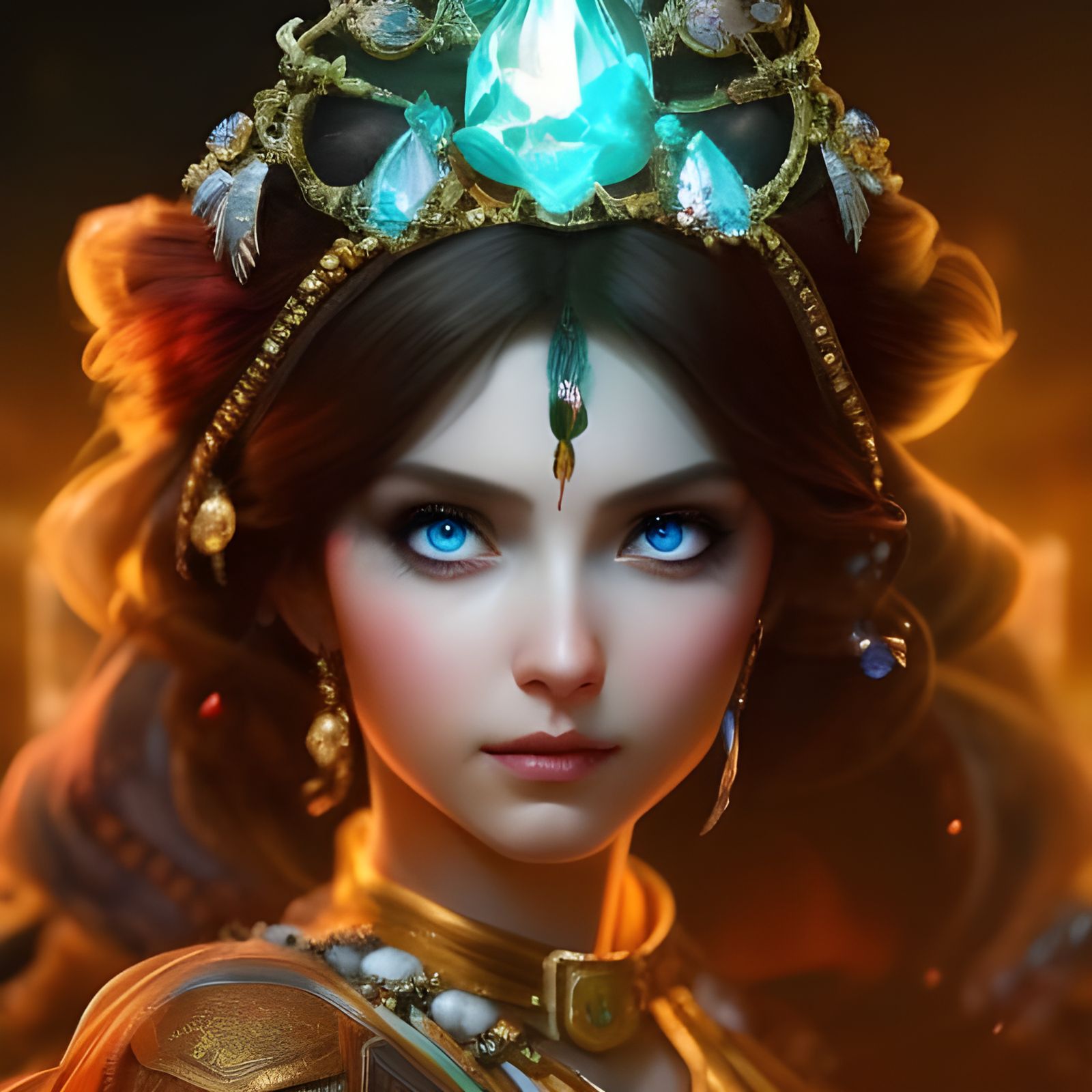 Goddess of Life and Death: Digital Illustration