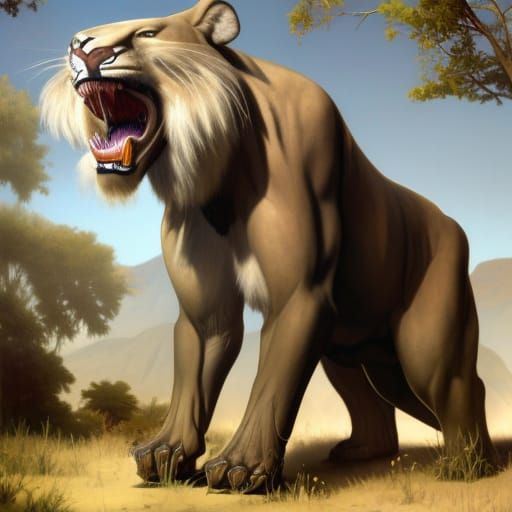 I tired Smilodon on stable