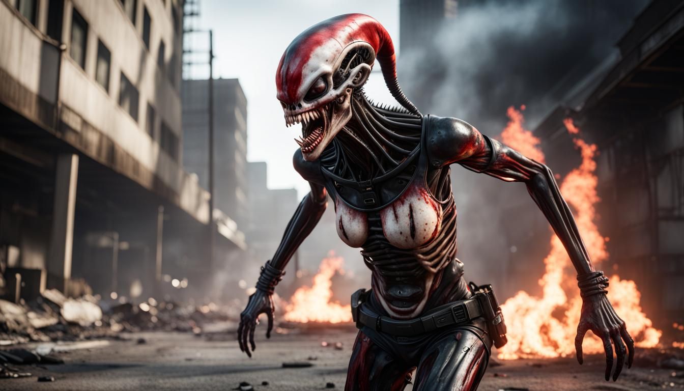 Xenomorph Harley Quinn