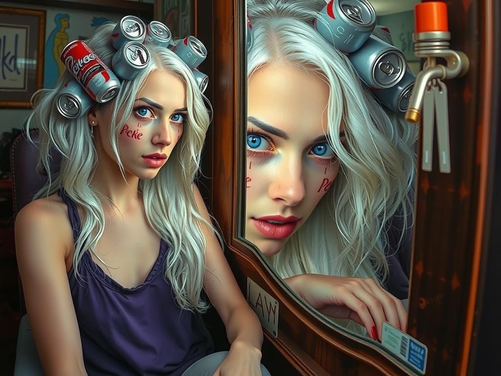 Before and After Boudoir Transformation in Graffiti Style