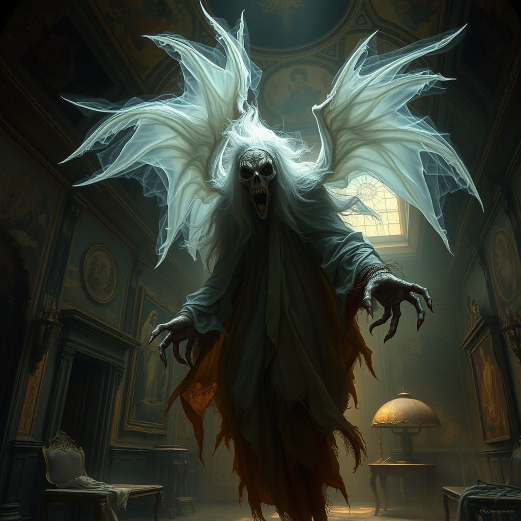 Ethereal Ghost Confronts Forgotten History in a Haunting Ren...