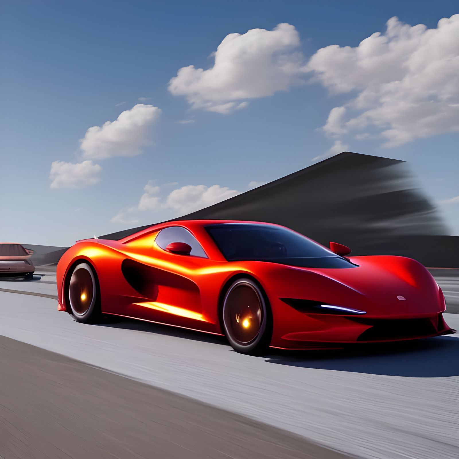 Absurdly Futuristic Car Inspired by Ferrari Dino