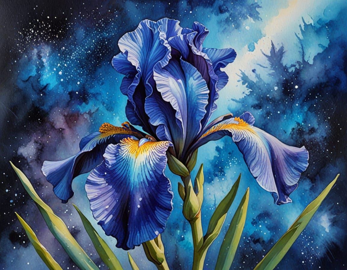 blue iris