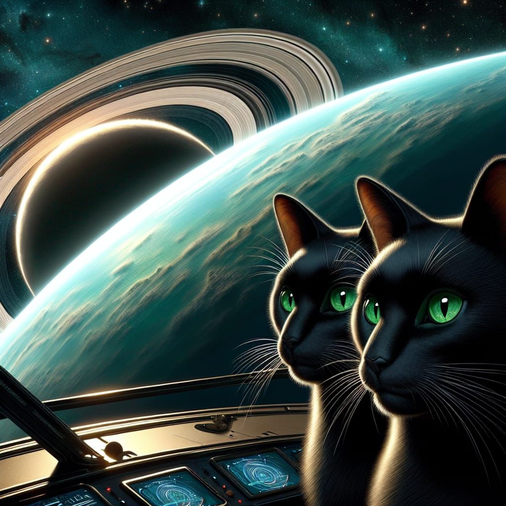 Cats Discover Ringed Earth From Spacecraft