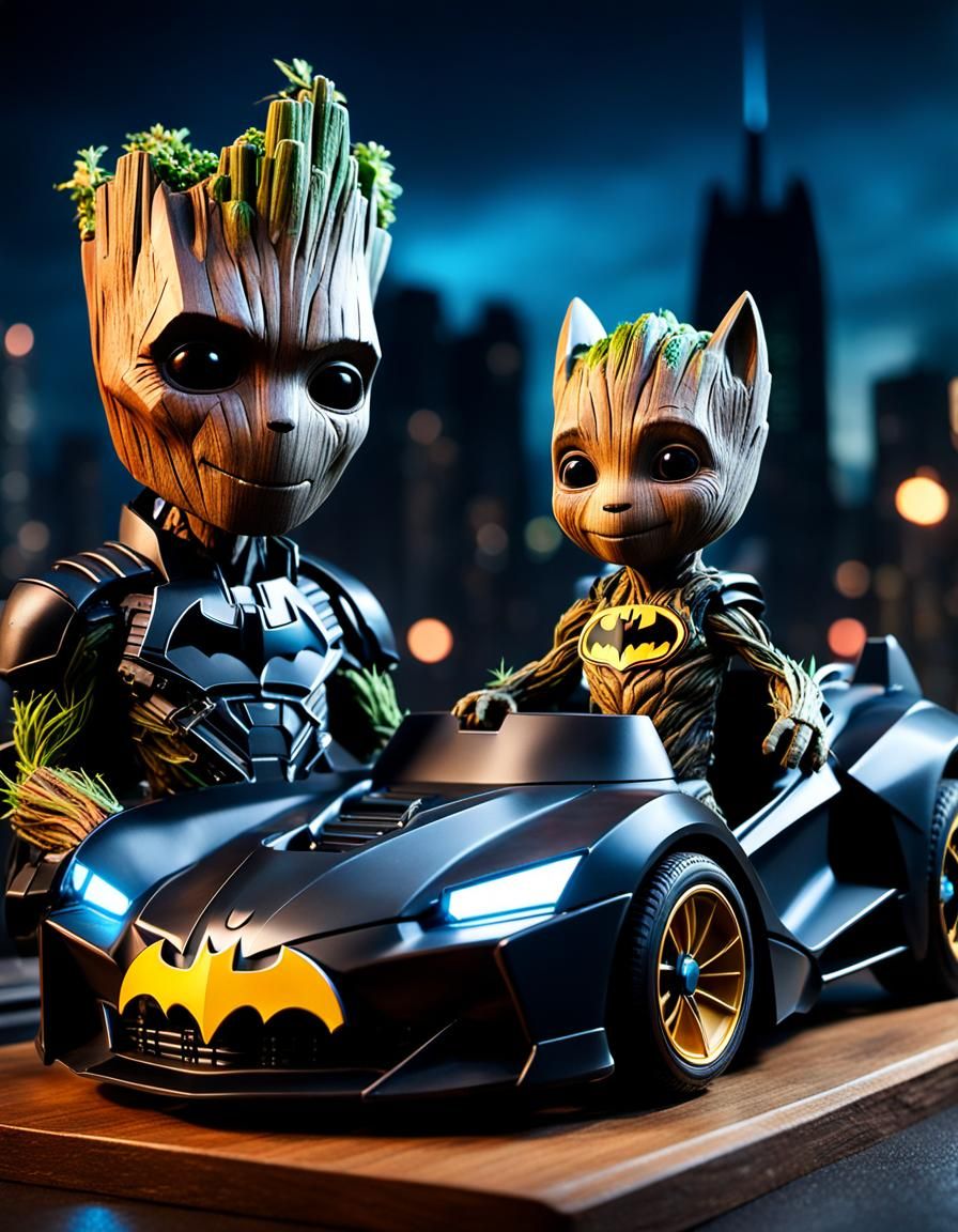 Grootham City need his Super-Hero Bat-Groot!🦇🪵