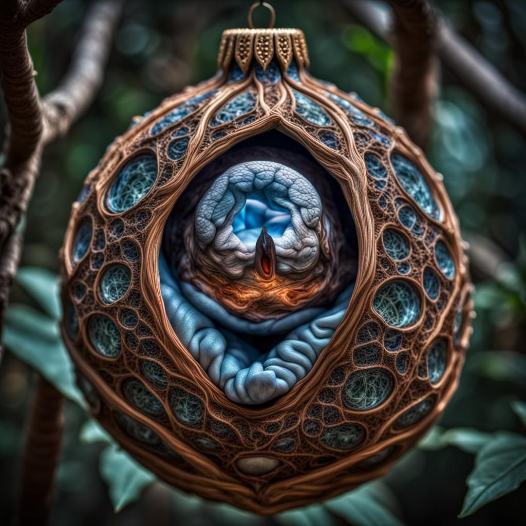 Hyperrealistic Fantasy: The Sleeper Awakens Bauble Cocoon