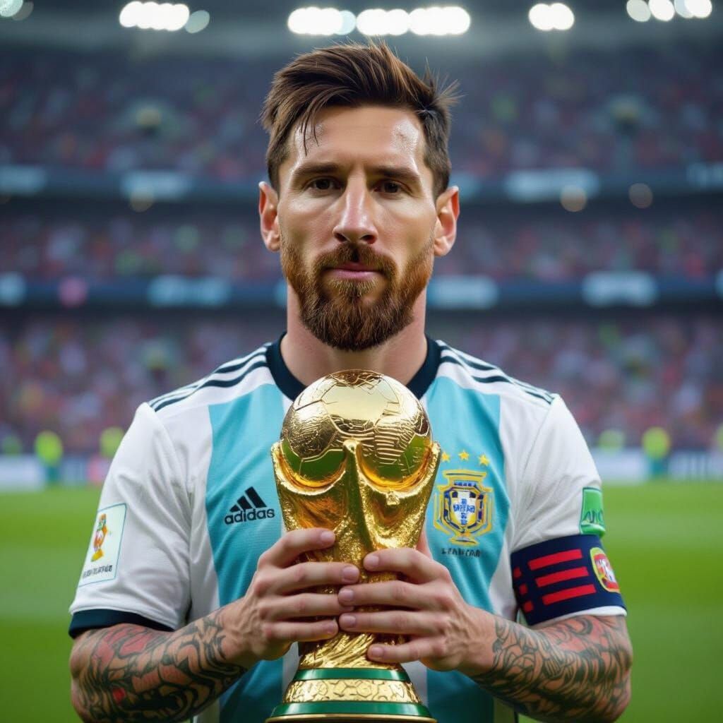 Ronaldo Wins World Cup: Photorealistic Face Swap