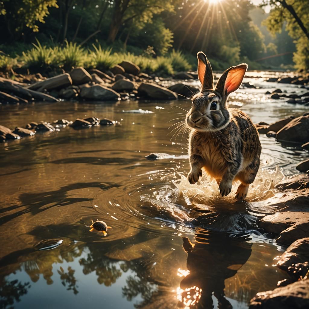 Rabbit's Heroic Leap of Faith: A Cinematic Rescue