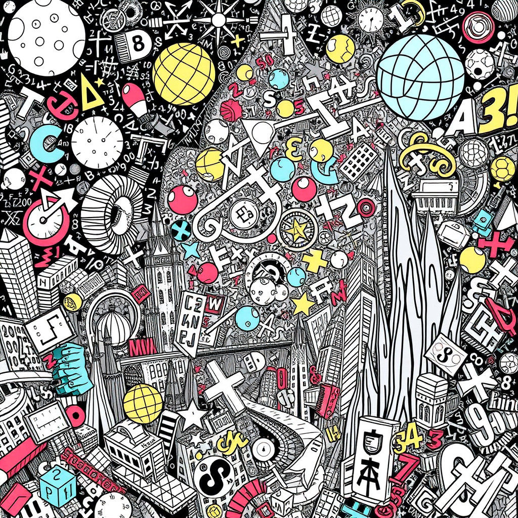 Math Doodle Land: Comic Book Art