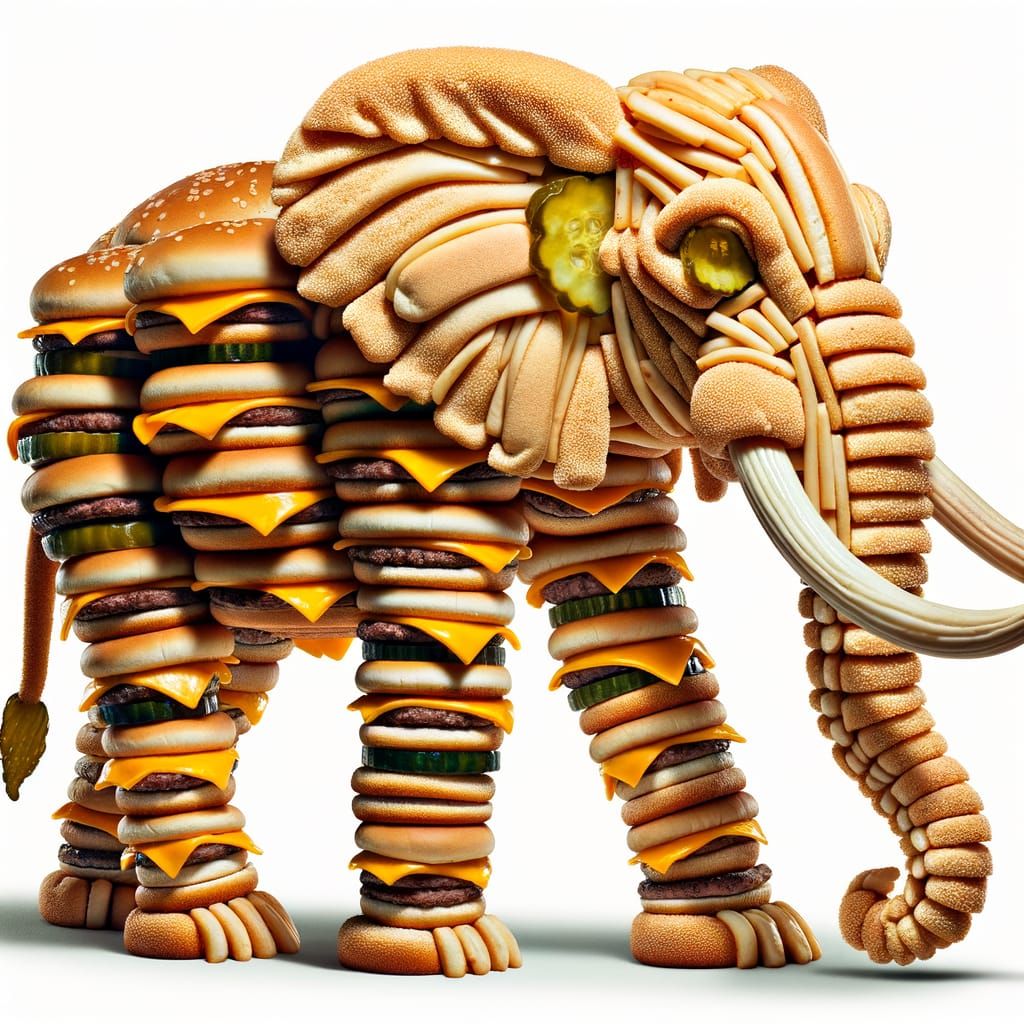Cheeseburger Elephant: A Culinary Creation