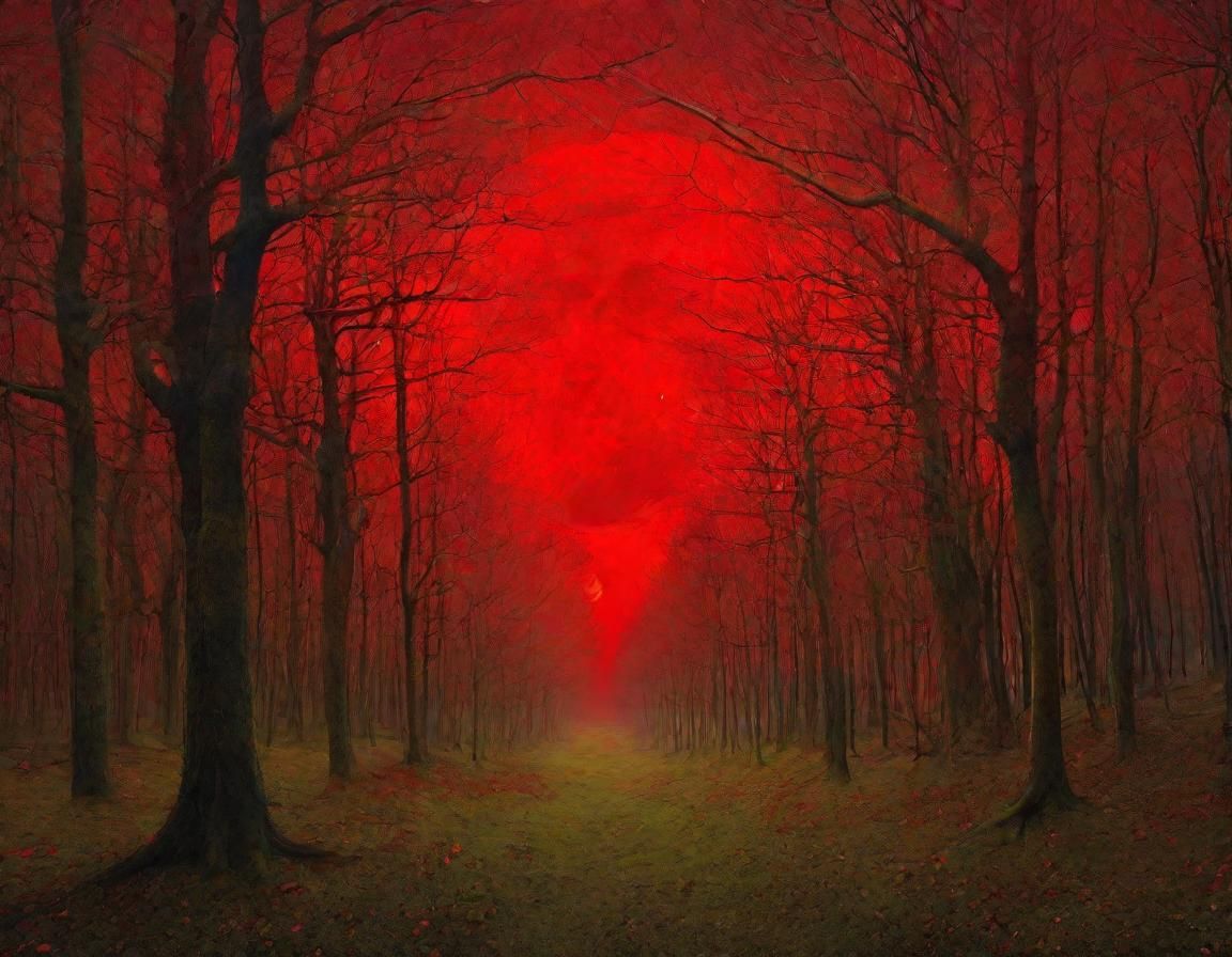 Blood moon rising