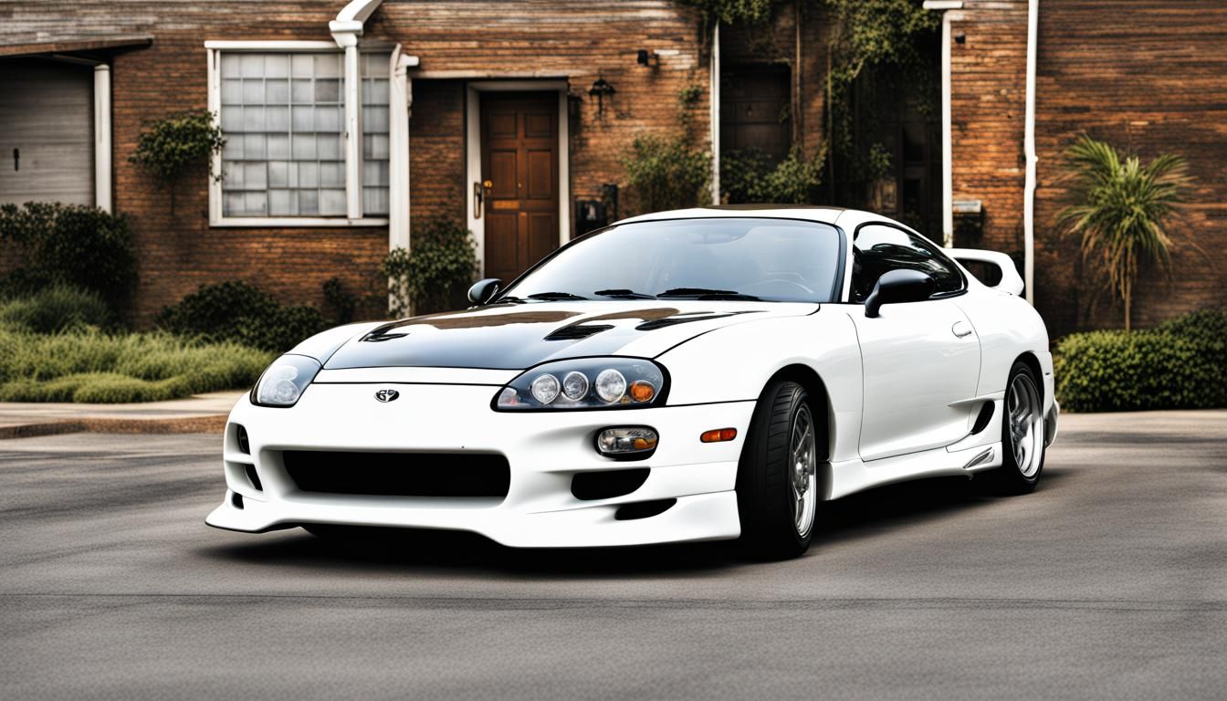 2000 white Toyota Supra