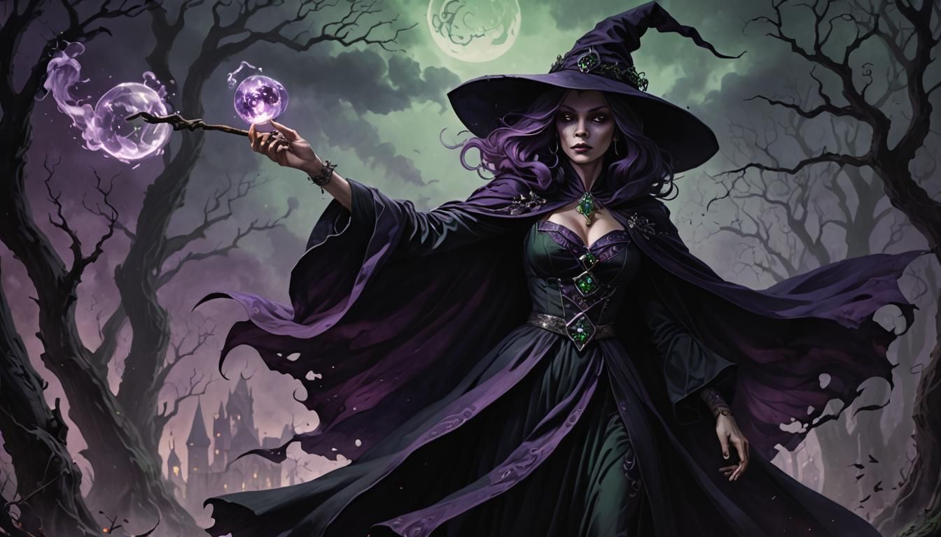 Oh wicked and wise Wand of bone and Alexandrite…