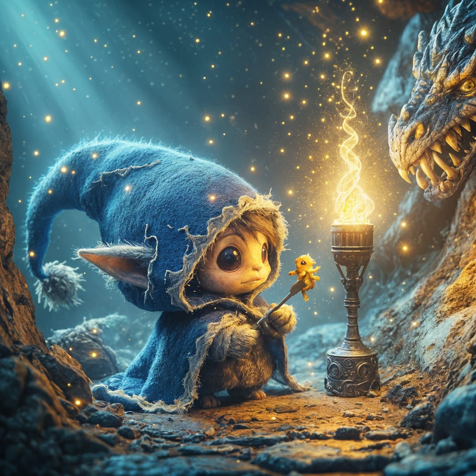 The Little Goblin and the Dragon