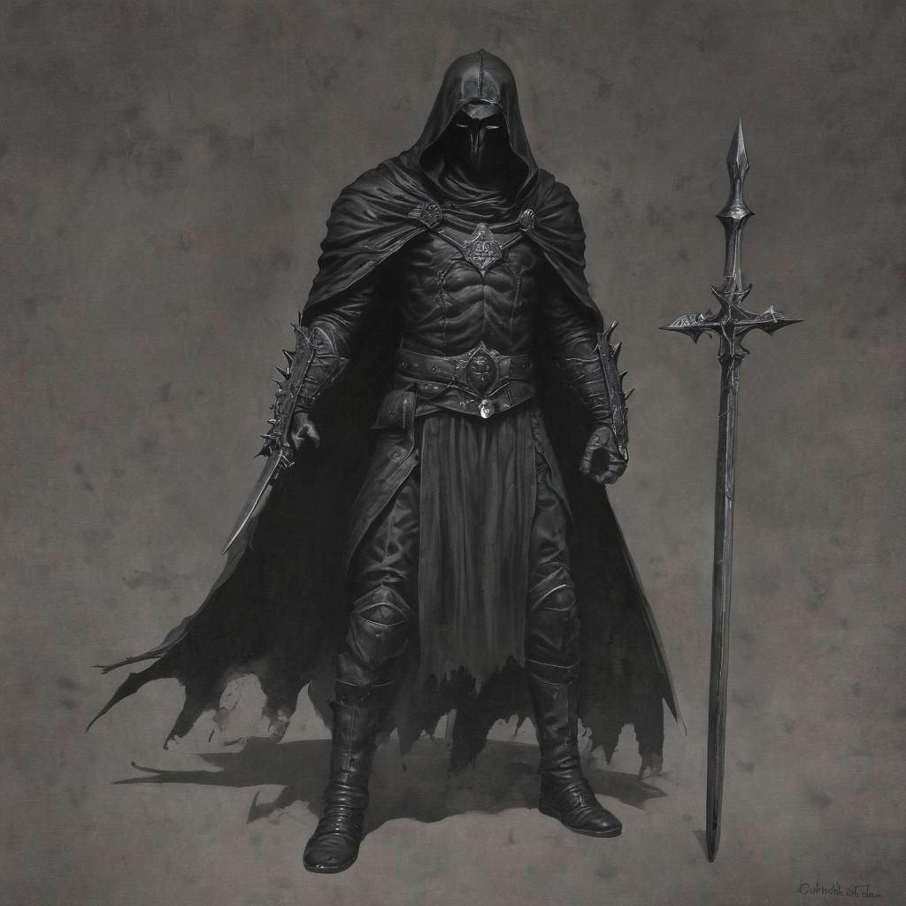 Grimdark Portrait Inspired by Historical Masters