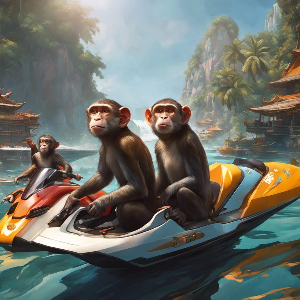 Monkeys on a Jetski