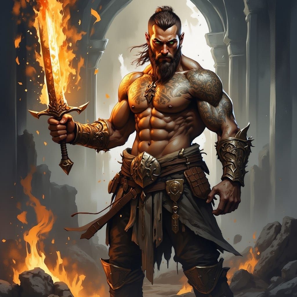 Viking King in Triumphant Glory