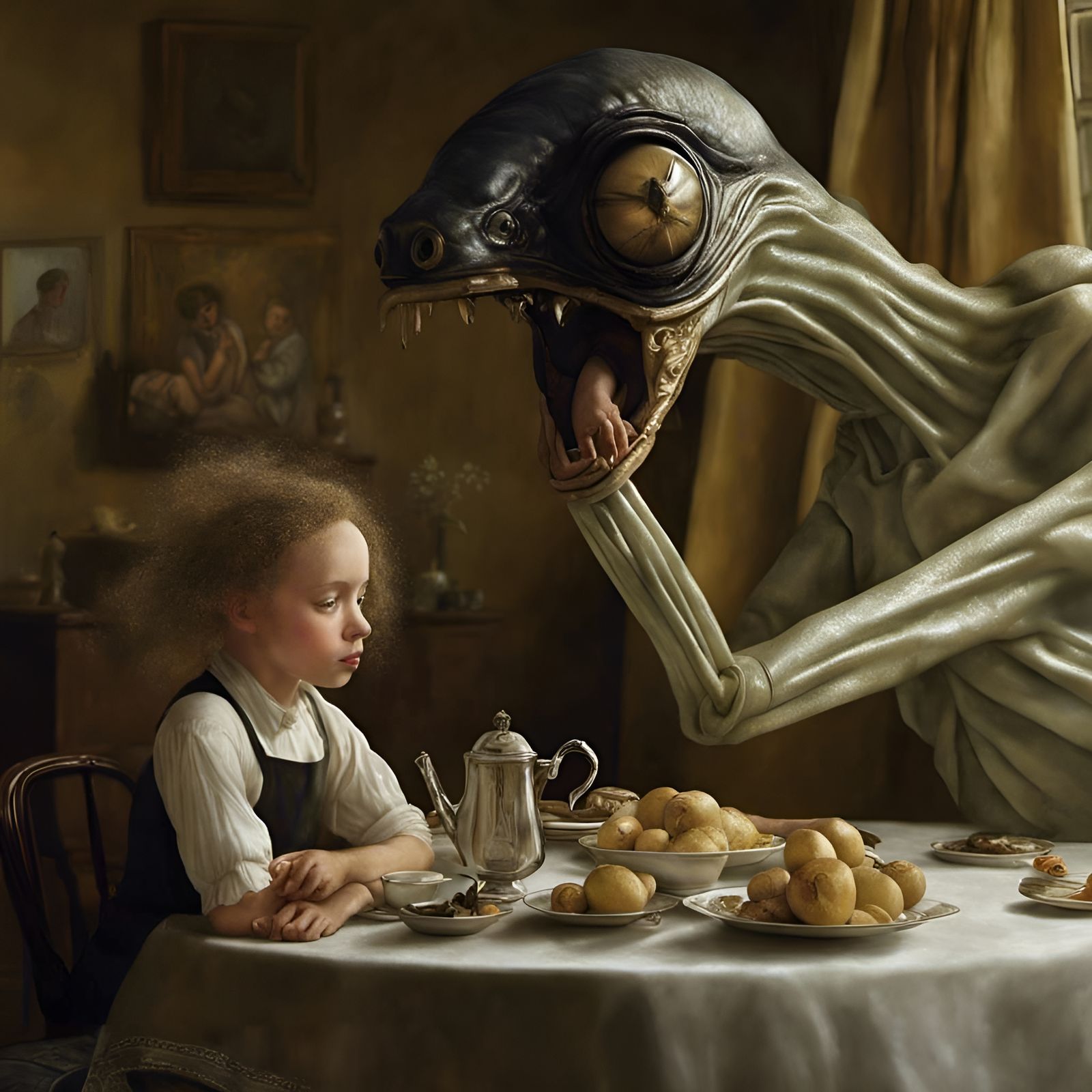 Alien People Pets: Photorealistic Glazed Surfaces