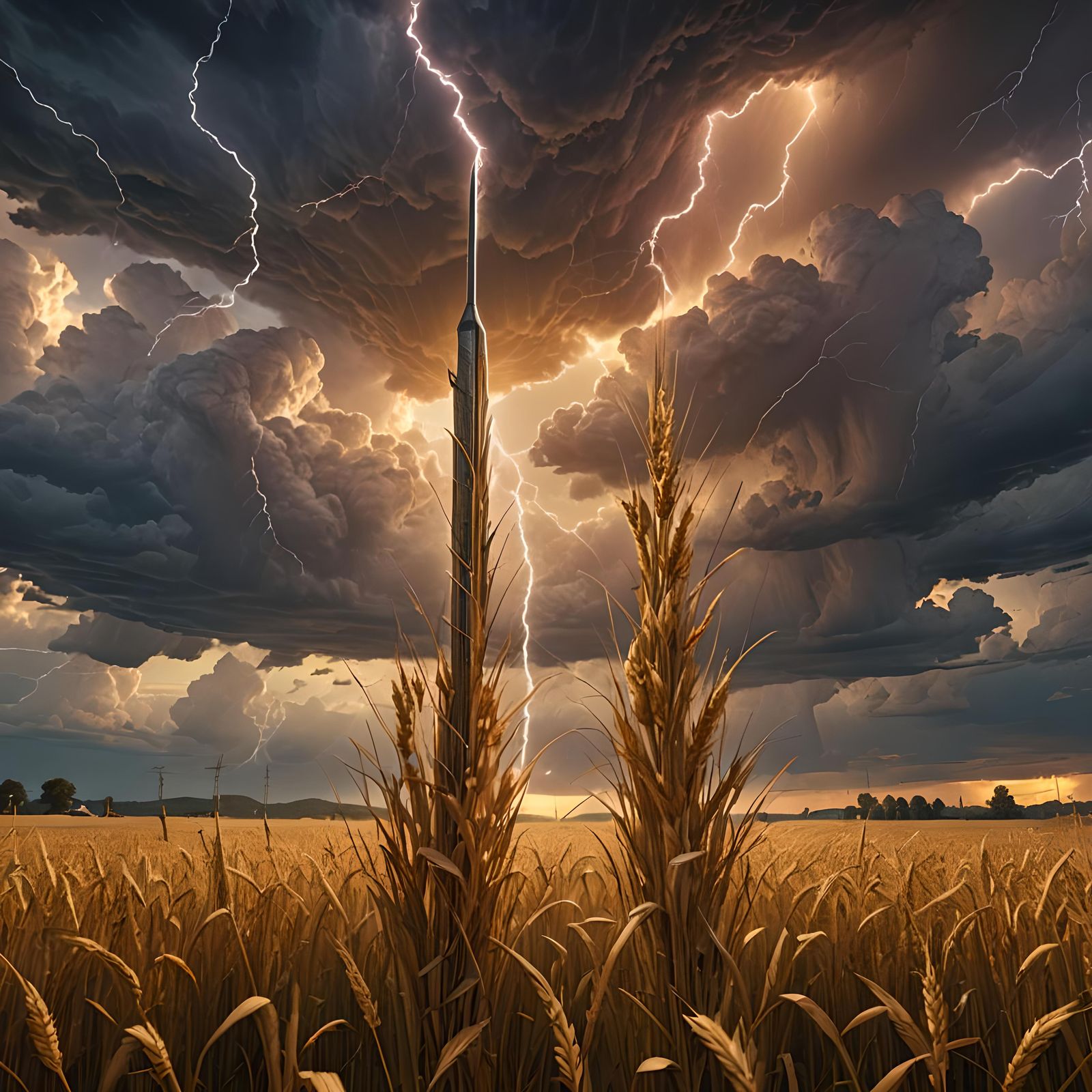 Needle in Haystack: Detailed Matte Painting