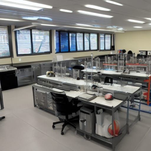 AI Generated Laboratory Scene