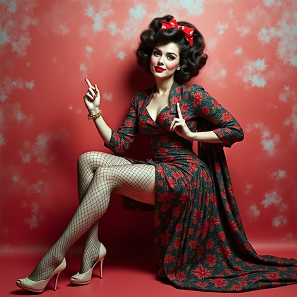 Pin-Up Style Celebration of Vintage Glam and Self-Love