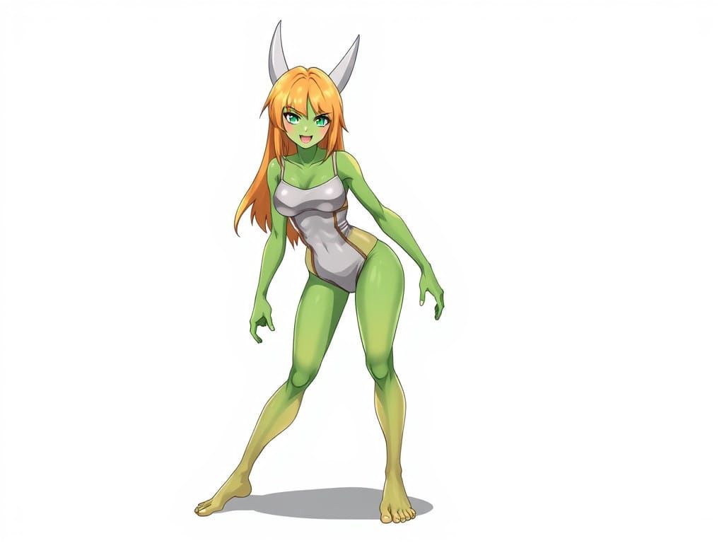 Surreal Anime-Inspired Alien Wrestler Reveals Ferocity