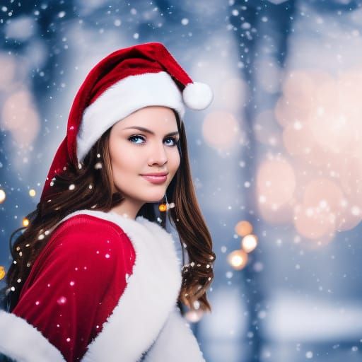 Christmas Winter Wonderland in Professional Photography Styl...