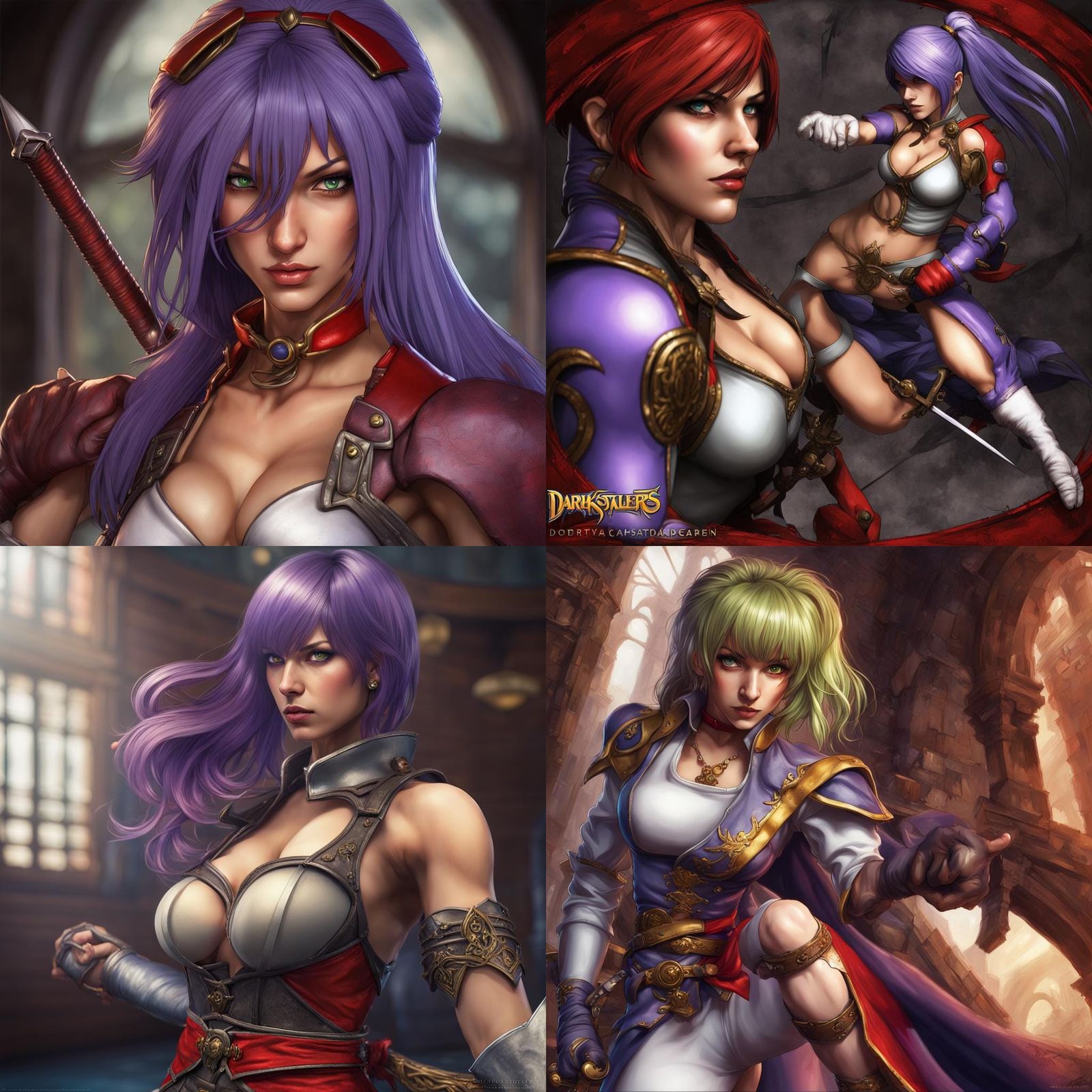 Hyperrealistic Assassin Rivaling Darkstalkers' Morrigan