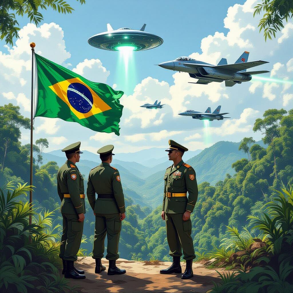 Brazilian Military Base Meets Aliens in Amazon Rainforest