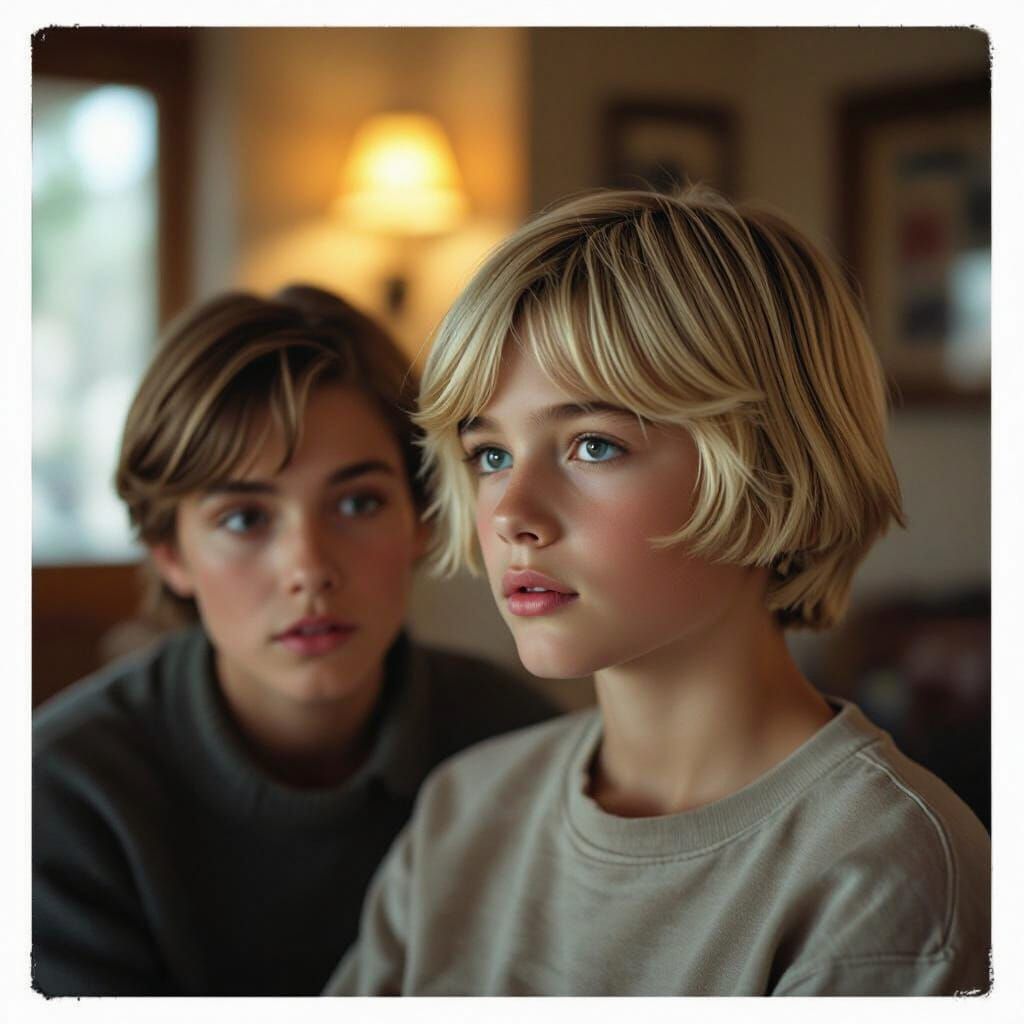 Boy Asks Mom About His New French Bob Haircut