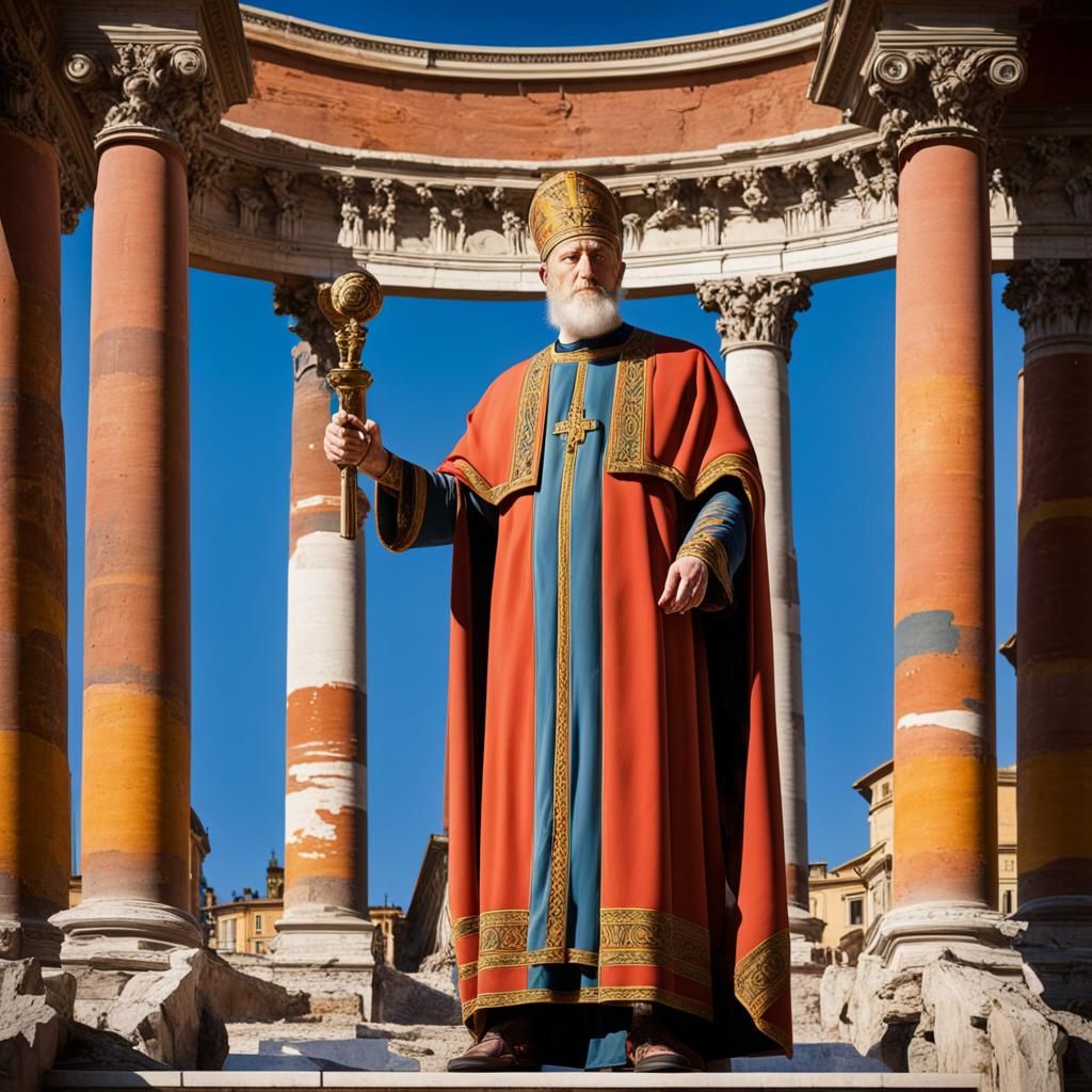 Roman Priest in Temple of Jupiter