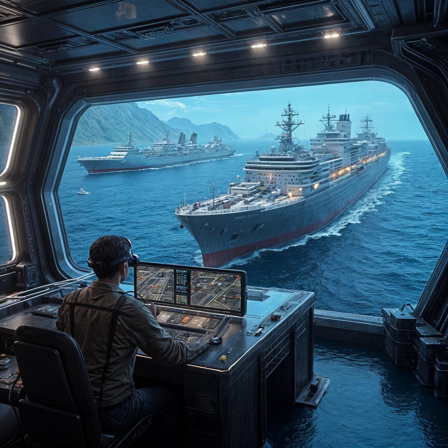 Futuristic VR Marine Vessels Improve Navigation