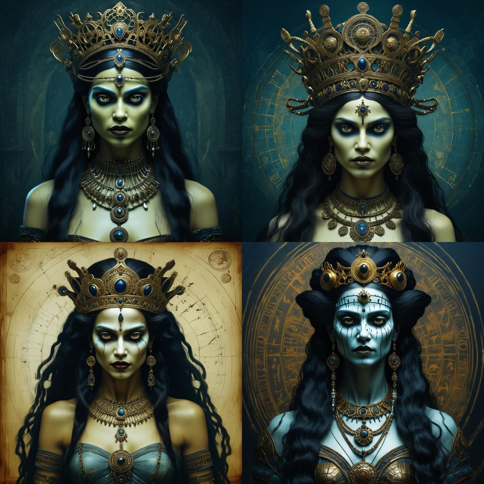 Akasha Portrait in Da Vinci Style