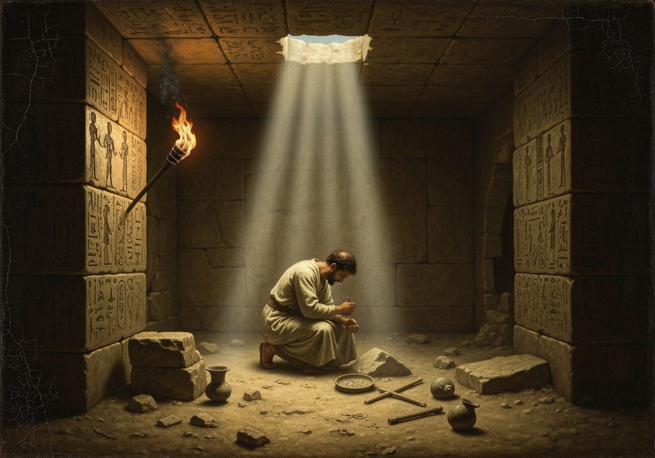 Archeologist Uncovers Ancient Hidden Chamber in Oil Painting