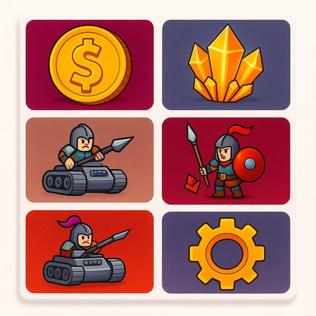 Roblox Strategy Game UI Icons Set