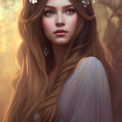 Ethereal Elf Portrait in Morning Light