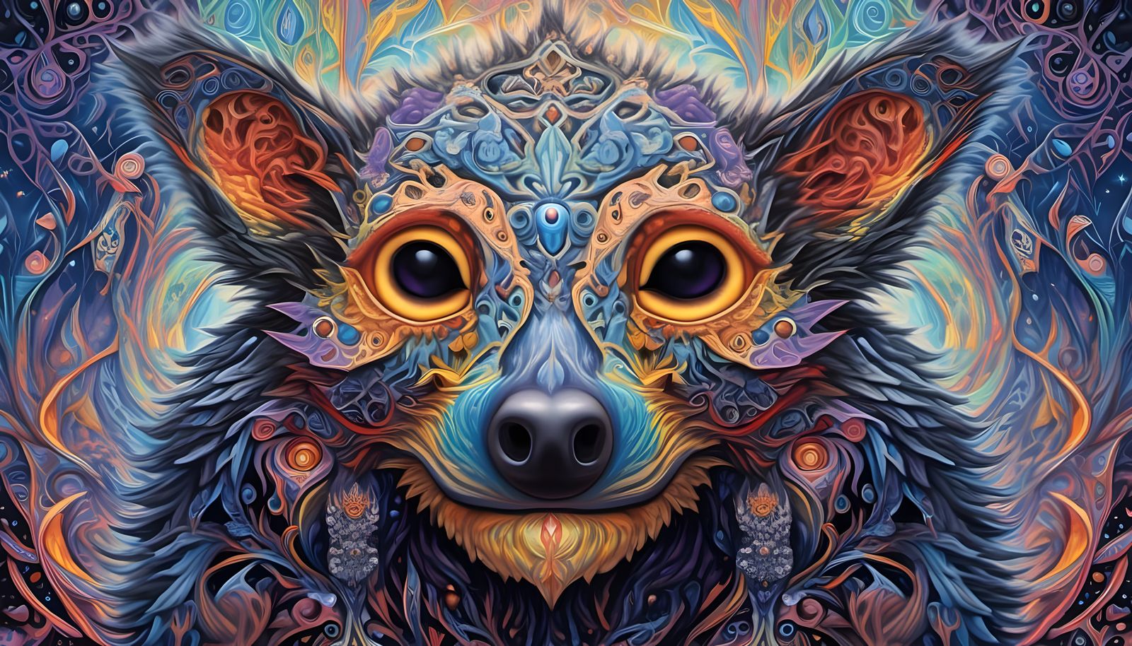 Drop Bear as Anthropomorphic Fractal Flora