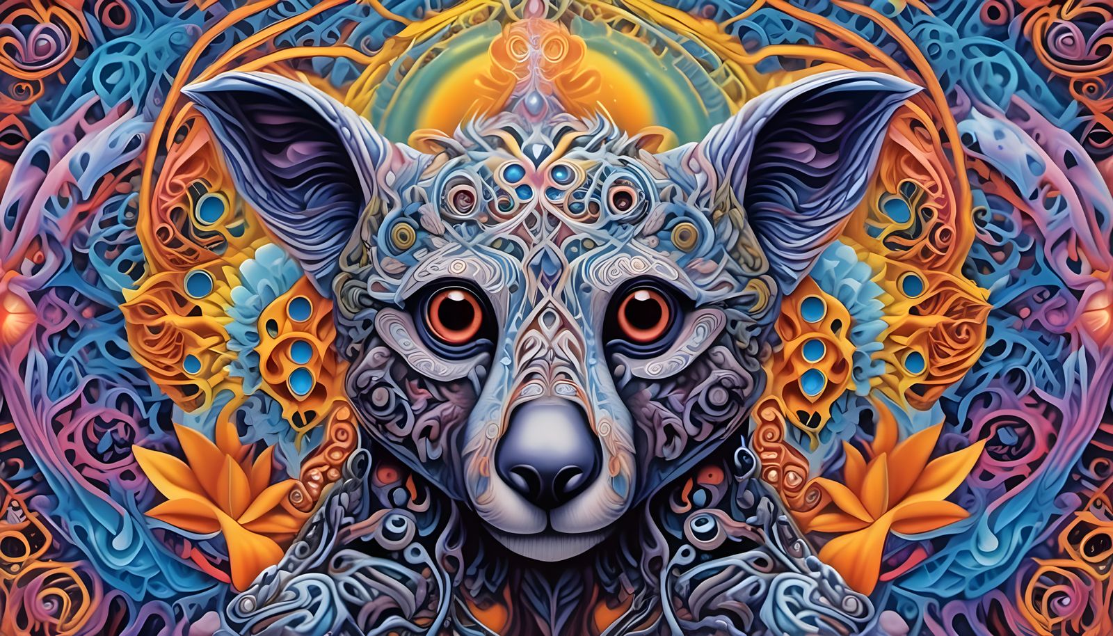 Drop Bear: Fractal Flora and Quantum Legend
