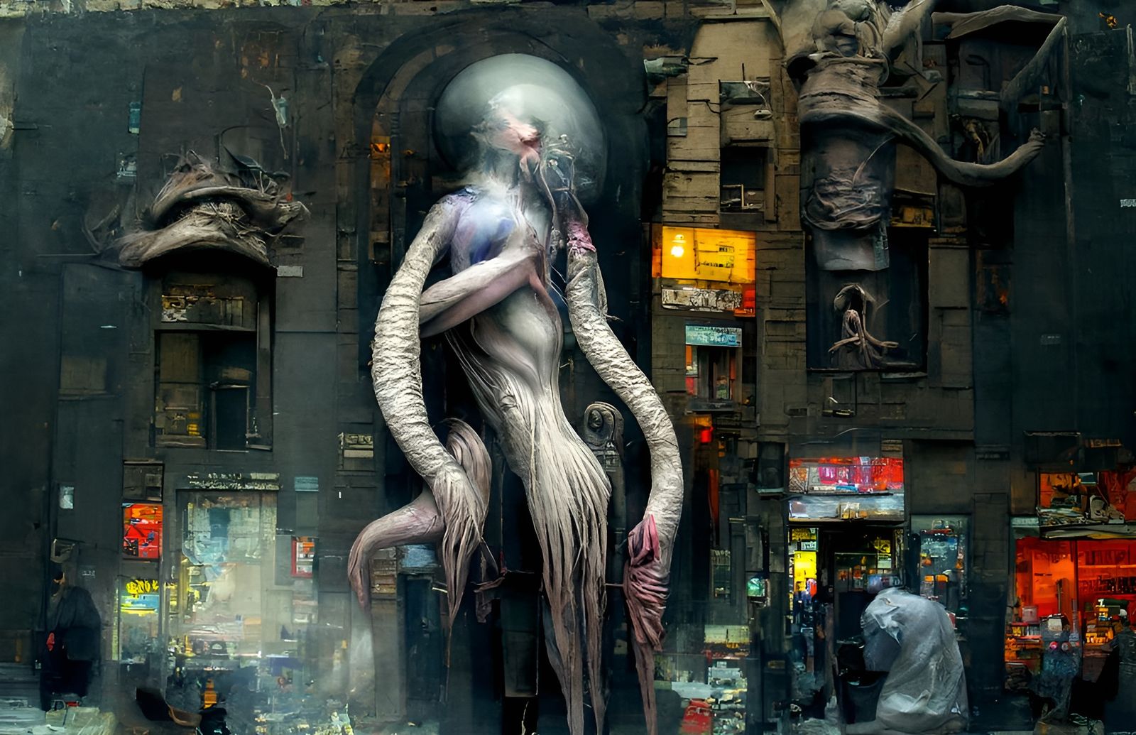 Eldritch Creature in New York City