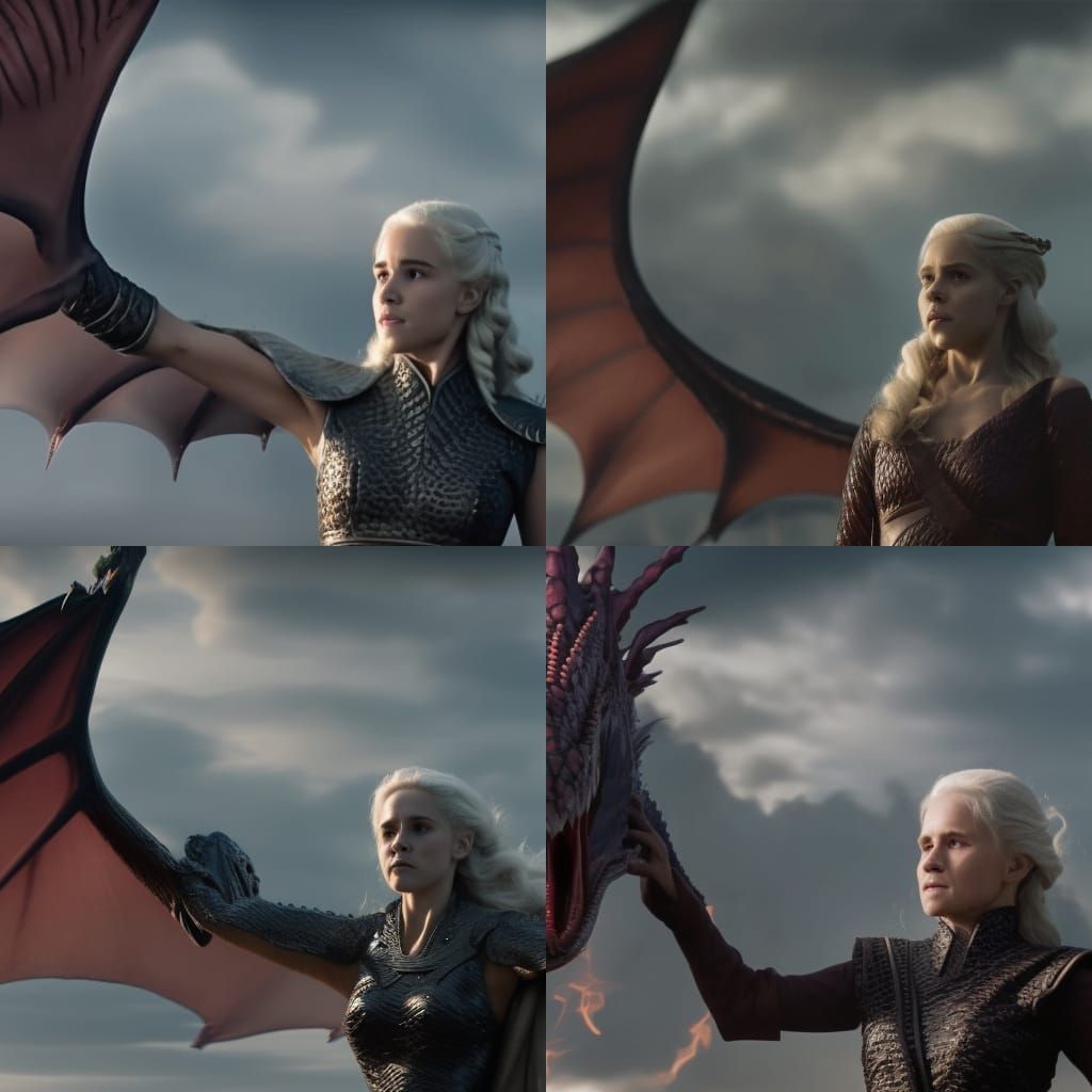 Daenerys Rides Drogon Over King's Landing