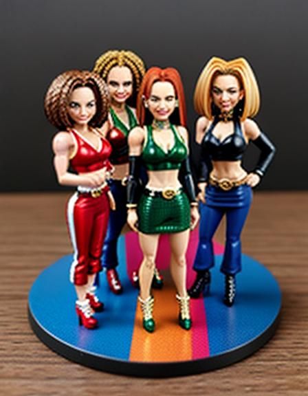 Spice Girls Collectible Miniature Figurines