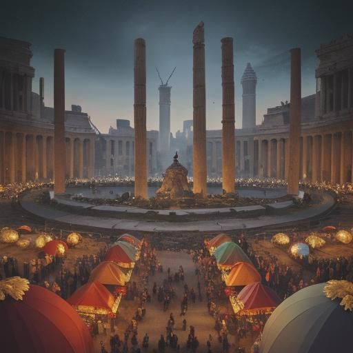 Nardugan Winter Solstice Festival: Digital Matte Painting